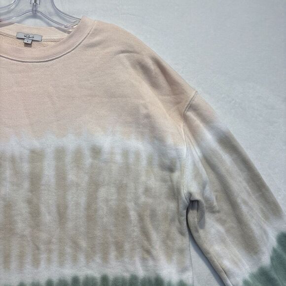 Rails Women's Reeves Sherbert Tie Dye Terry Sweatshirt Raw Hem Size Small - Picture 5 of 15